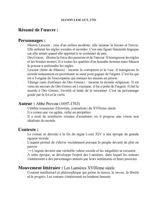 Know Manon Lescaut Abbé Prevost thumbnail