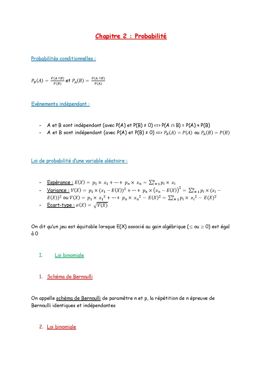 Amuse-toi avec les Probabilités : Exercices Corrigés et Formules Simples