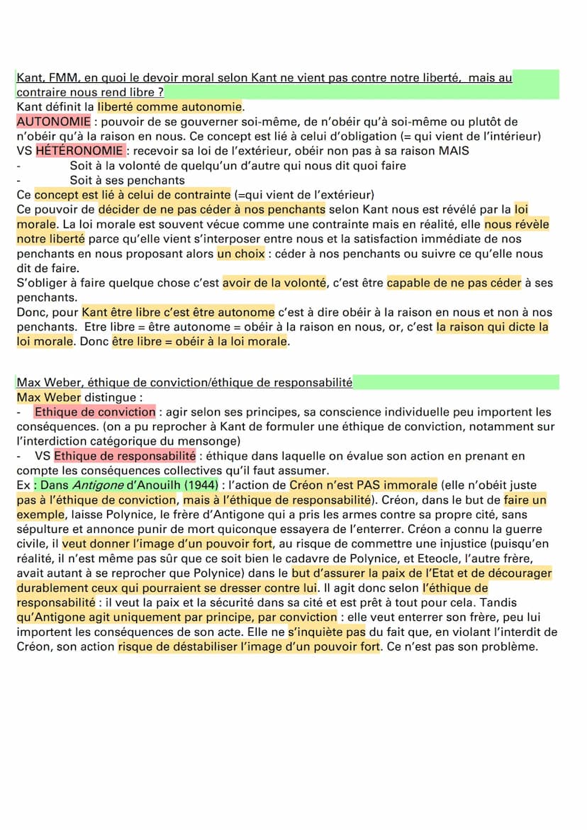 DEVOIR
Kant, FMM : Peut-on se fier à ses sentiments pour agir moralement ?
Kant, dans son ouvrage Fondement de la métaphysique des mœurs (17