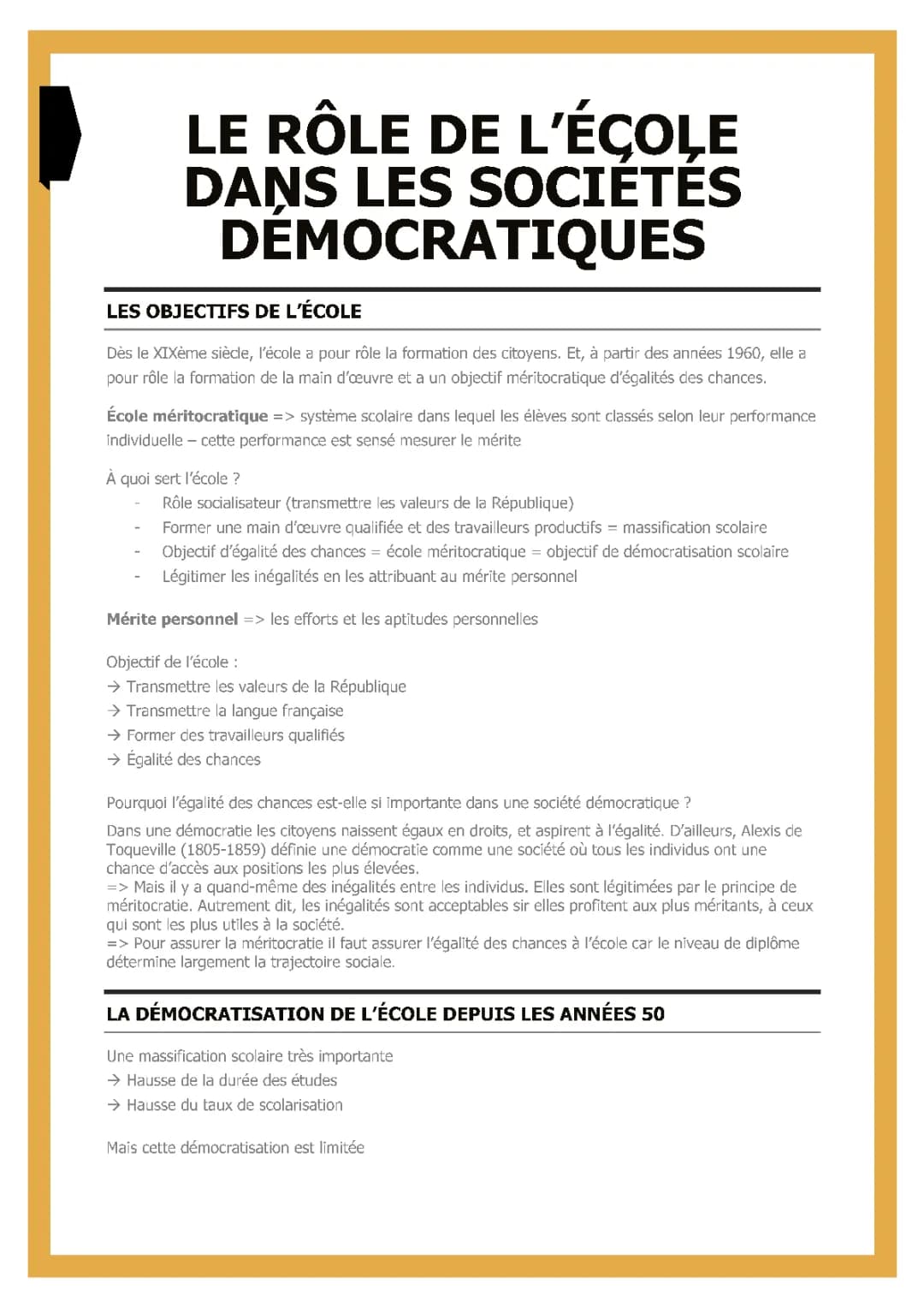 Le rôle et l'importance de l'école dans la société - Guide PDF
