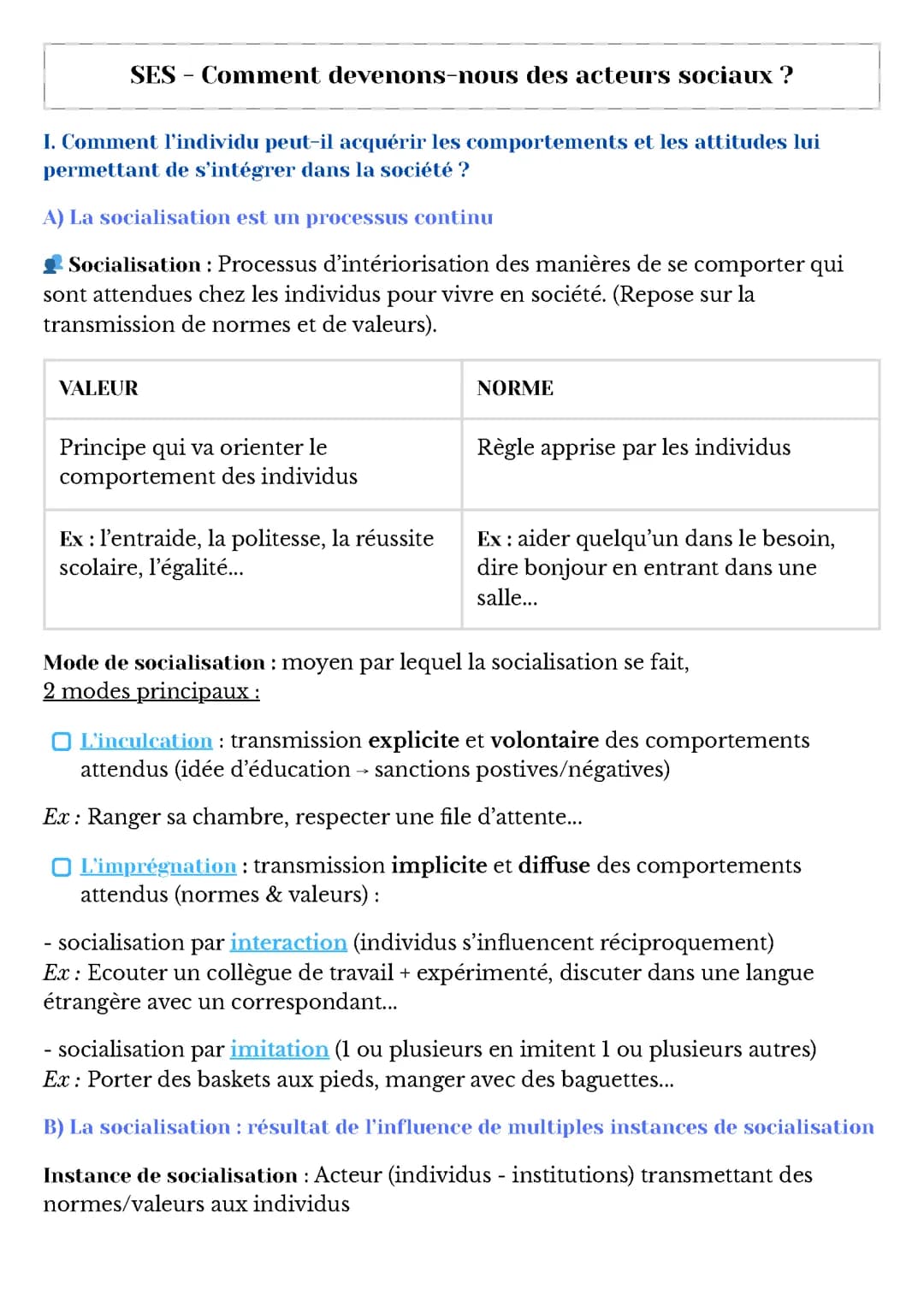 SES : Comment devenons-nous des acteurs sociaux ?