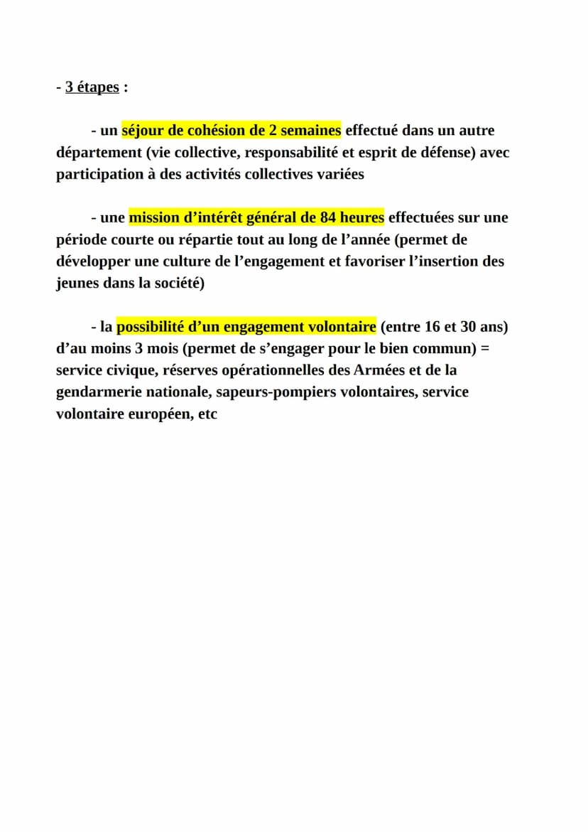 Les dispositifs ouverts
dans le cadre Armée – jeunesse
La Journée Défense et Citoyenneté (JDC)
- fait suite au recensement citoyen des jeune