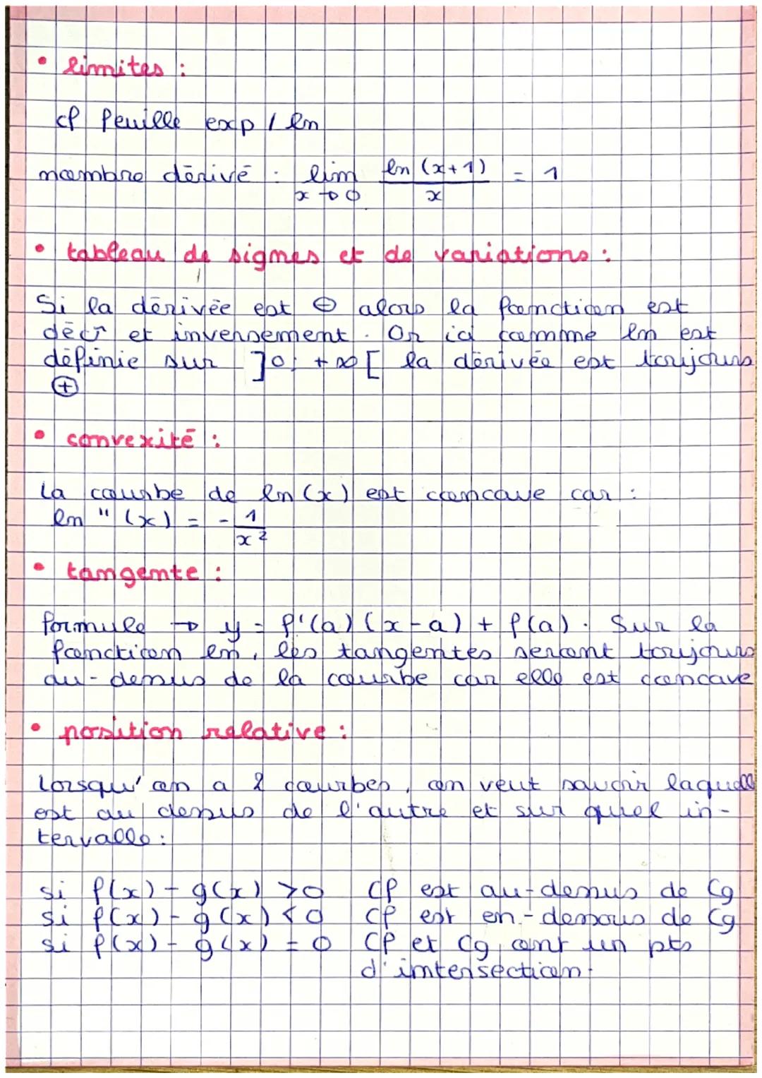 In

• rappels:
pawr 470, $e^x = y <=> x = ln (y)$
pour xo, $e^{en(x)} = em (e^x) = x$
pour x et y 70, en (xxy) -
en (am)m lm (x)
$ln (x) + l