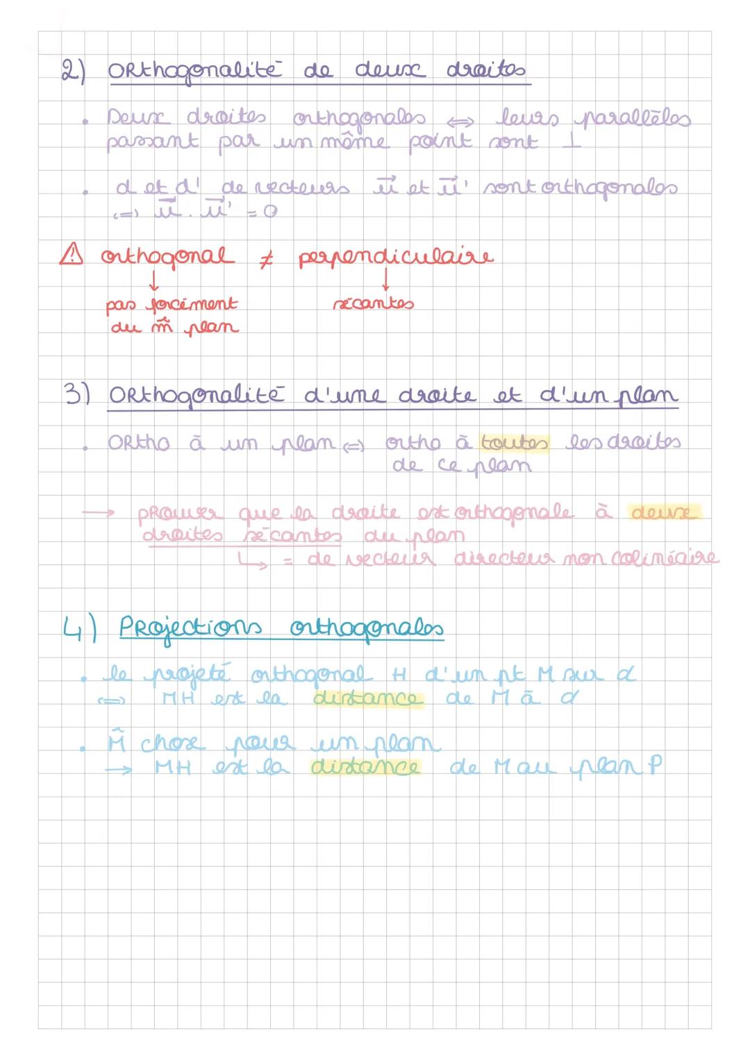 # Produits Scalaires

- Façons de calculer AB AC

→ $AB. AC = AB X AC \times cos(\widehat{BAC})$

→ colinéaire et de même sens: $AB. AC = AB