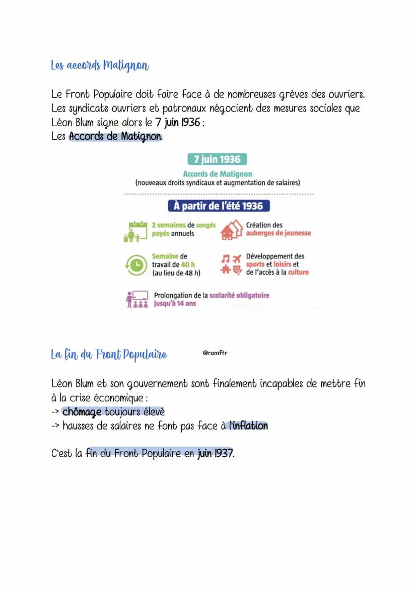 Le front populaire
La IIIème république fragilisée par la crise des années 30
La crise économique frappe durement la France à partir de 1932