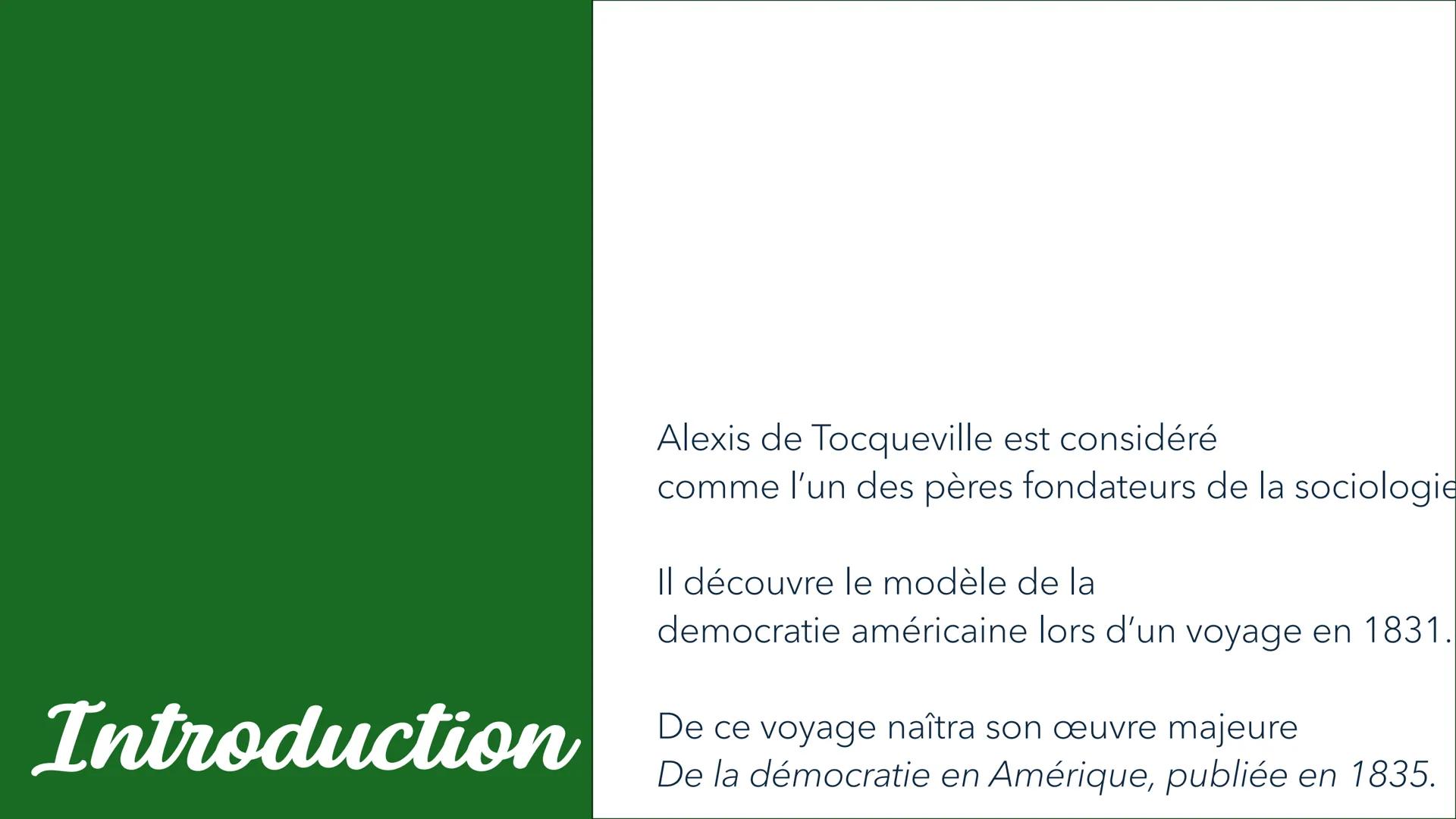 Tocqueville,
un penseur critique
de la démocratie
au 19e siècle

ALEXIS DE TOCQUEVILLE DE LA

DÉMOCRATIE

EN AMÉRIQUE

ALEXIS DE TOCQUEVILLE