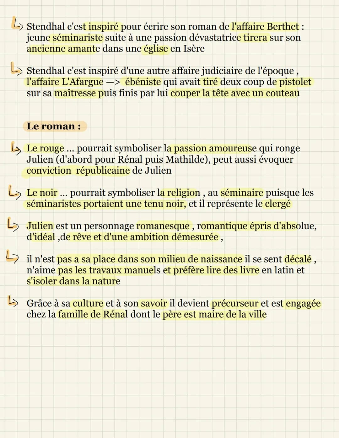 Le Rouge et le Noir Le
rouge
et le noir
Globalité :
L>Stendhal: vrai nom Henri Beyle né en 1783 à Grenoble
une ville qu'il déteste, synonyme