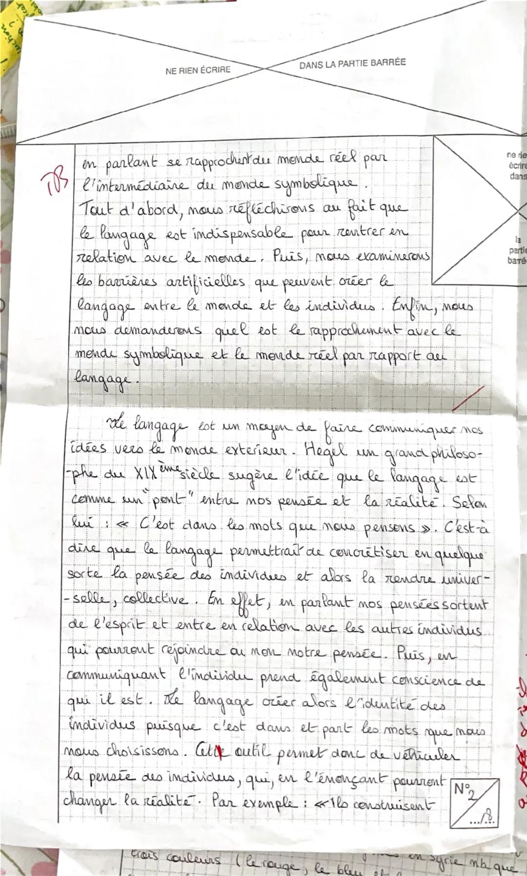 # Académie : NANCY - METZ
# Examen ou Concours : BAC Philosophie
# Spécialité/option : TK
# Épreuve/sous-épreuve :
# N° du candidat : 2

# S