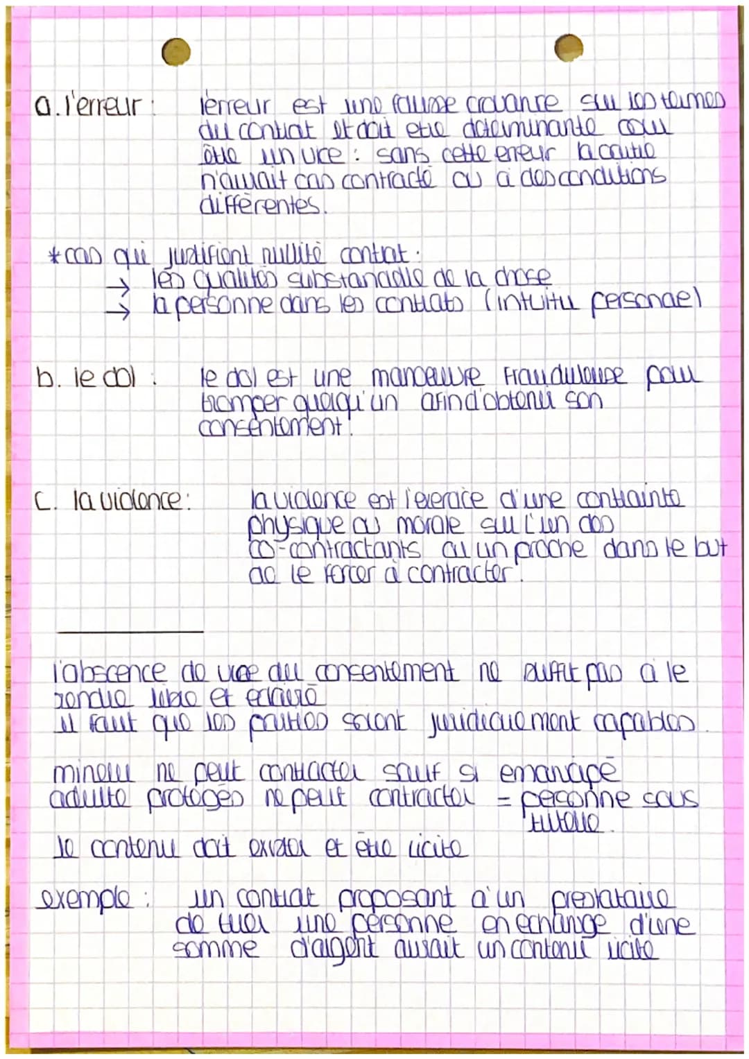 Theme 1
Chapitre 1
T stmg
la formation du contrat.
I_ le contrat.
le contrat est un accord de valantés entre deux cu
plusieurs personnes des