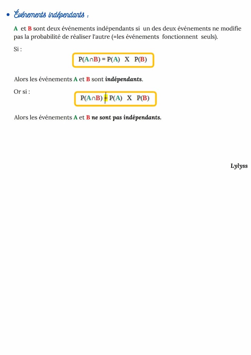 
<p>Les probabilités de A sachant B sont déterminées par la probabilité de l'événement B se produisant en fonction de l'événement A. La form