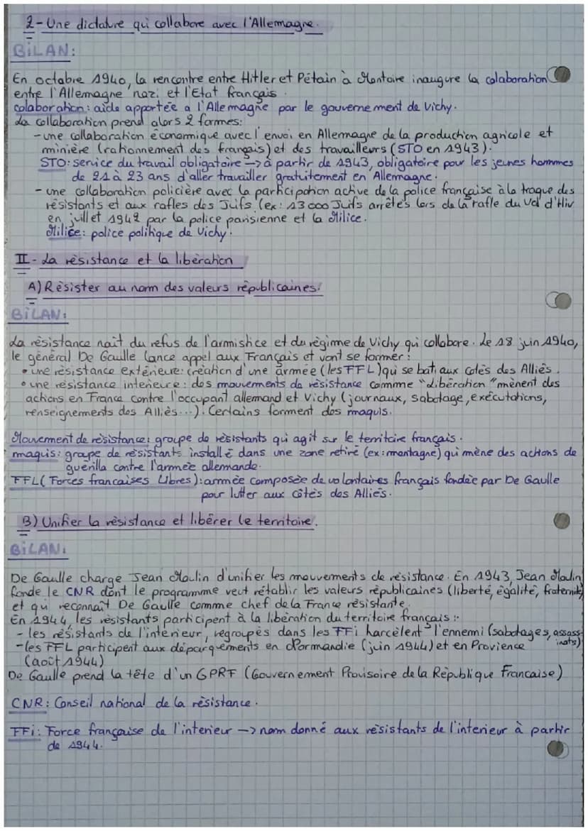 Histoire
Chapitre 4. La France pendant la 2nda Guerre Mondiale.
INTRODUCTION:
Le 3 septembre 1939, la France declare la guerre an IIIe Reich