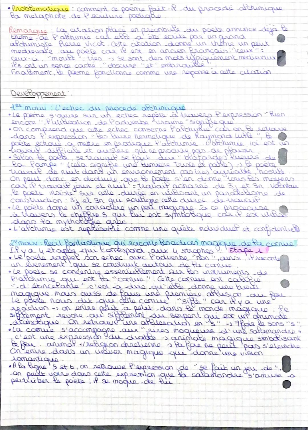 Seance 11: C'alchimie poétique chez Aloysius Bertrand. "L'alchimie"
Gaspard de la nuit
1842
• Explication linéaire n°21.
Aloysius Bertrand e