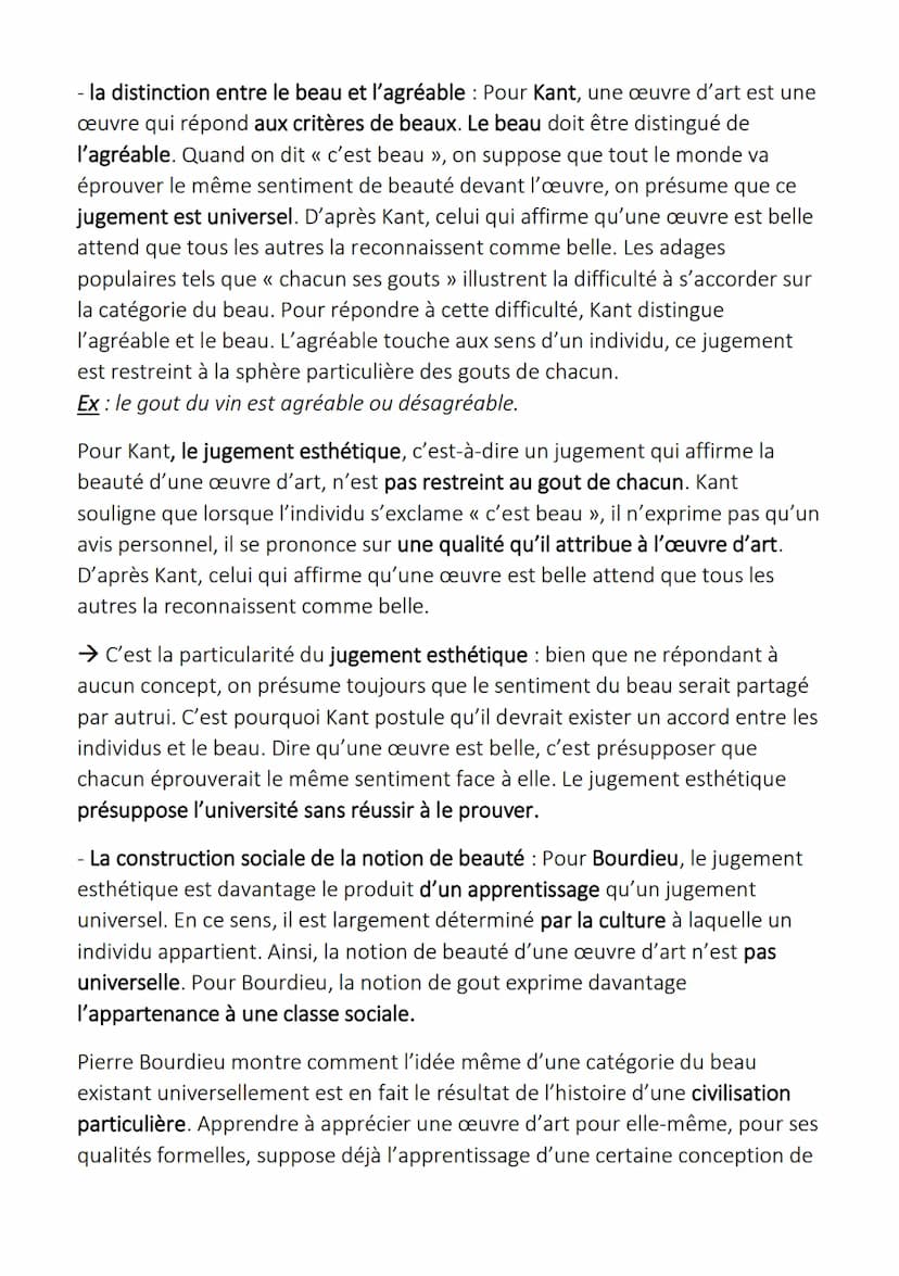 1) Définition de l'art
L'Art
L'étymologie du mot
Le mot « art » a la même étymologie que le mot « technique » : technê, en
grec, qui donne a