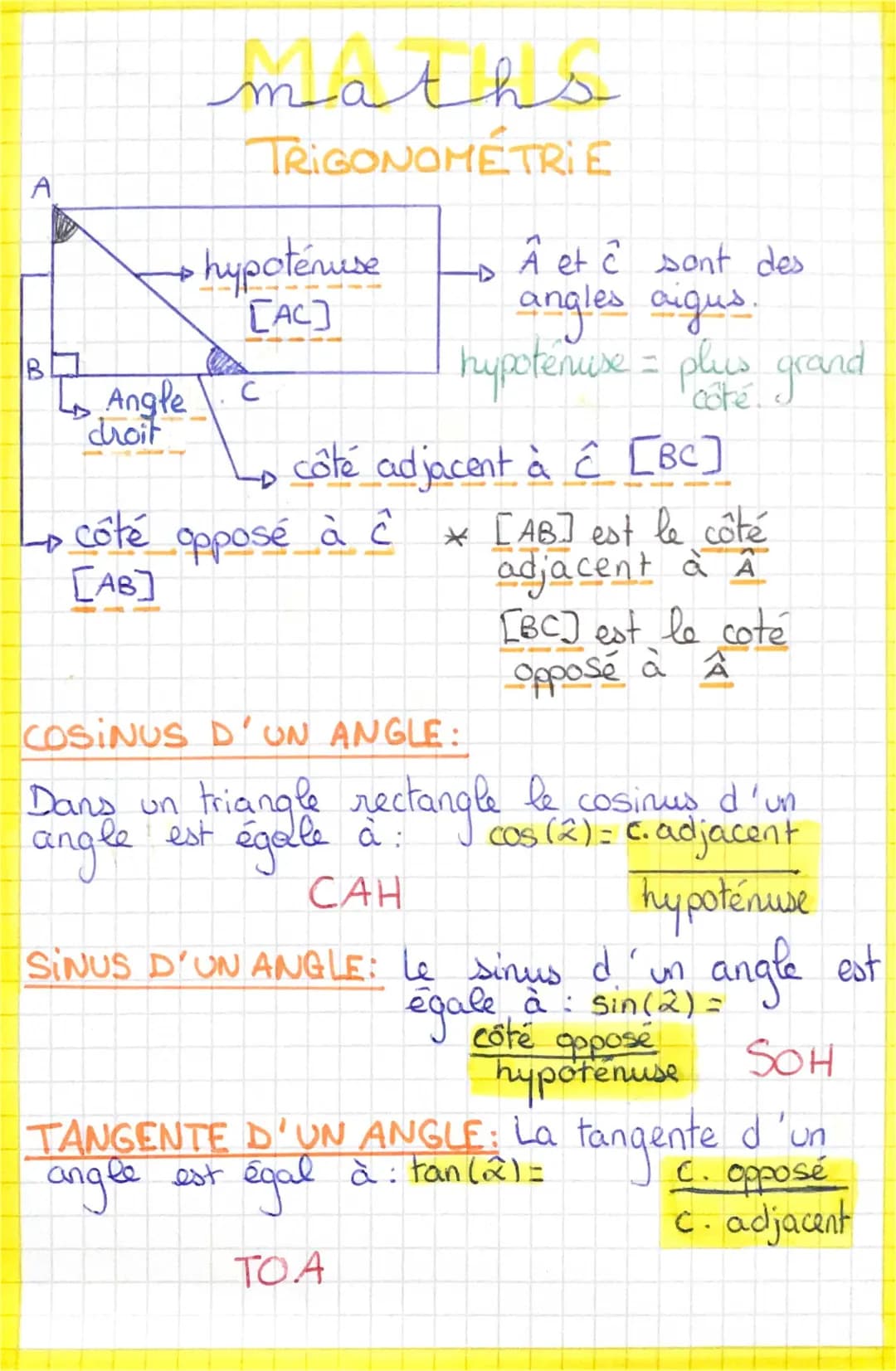 Trigonométrie 