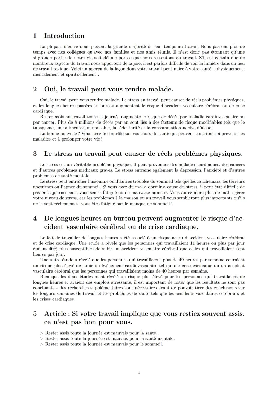 LYCEE GENERAL ET TECHNOLOGIQUE LA BRUYERE
Le travail rend-il malade ?
24 mai 2022
AFFICHARD-PIERRI Gaëtan: gaetan.affichard@gmail.com
£
$ 1 