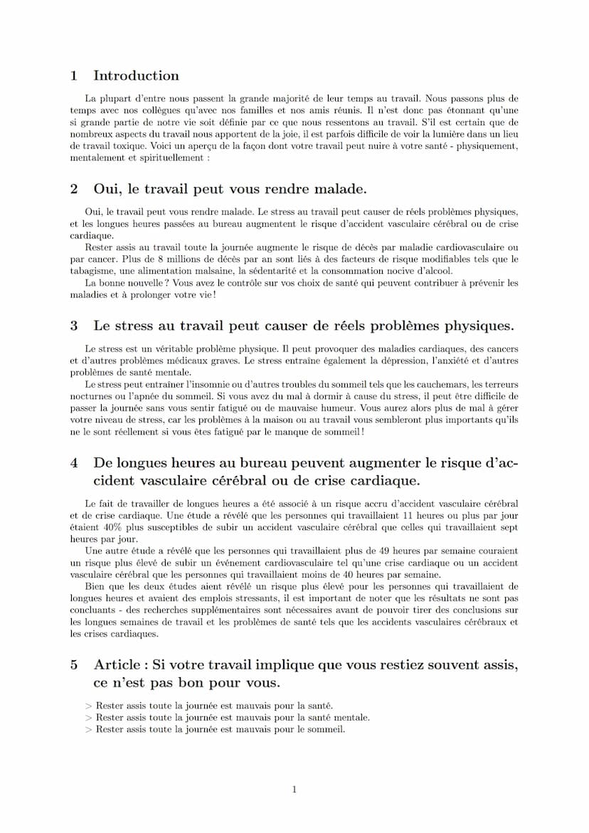 LYCEE GENERAL ET TECHNOLOGIQUE LA BRUYERE
Le travail rend-il malade ?
24 mai 2022
AFFICHARD-PIERRI Gaëtan: gaetan.affichard@gmail.com
£
$ 1 