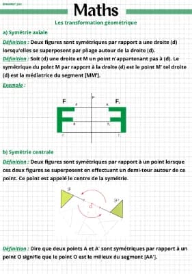 Know Transformations géométriques  thumbnail