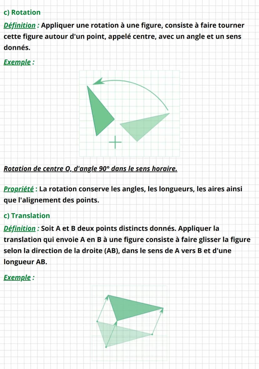 @mathisf_jsxc
Maths
Les transformation géométrique
a) Symétrie axiale
Définition : Deux figures sont symétriques par rapport a une droite (d