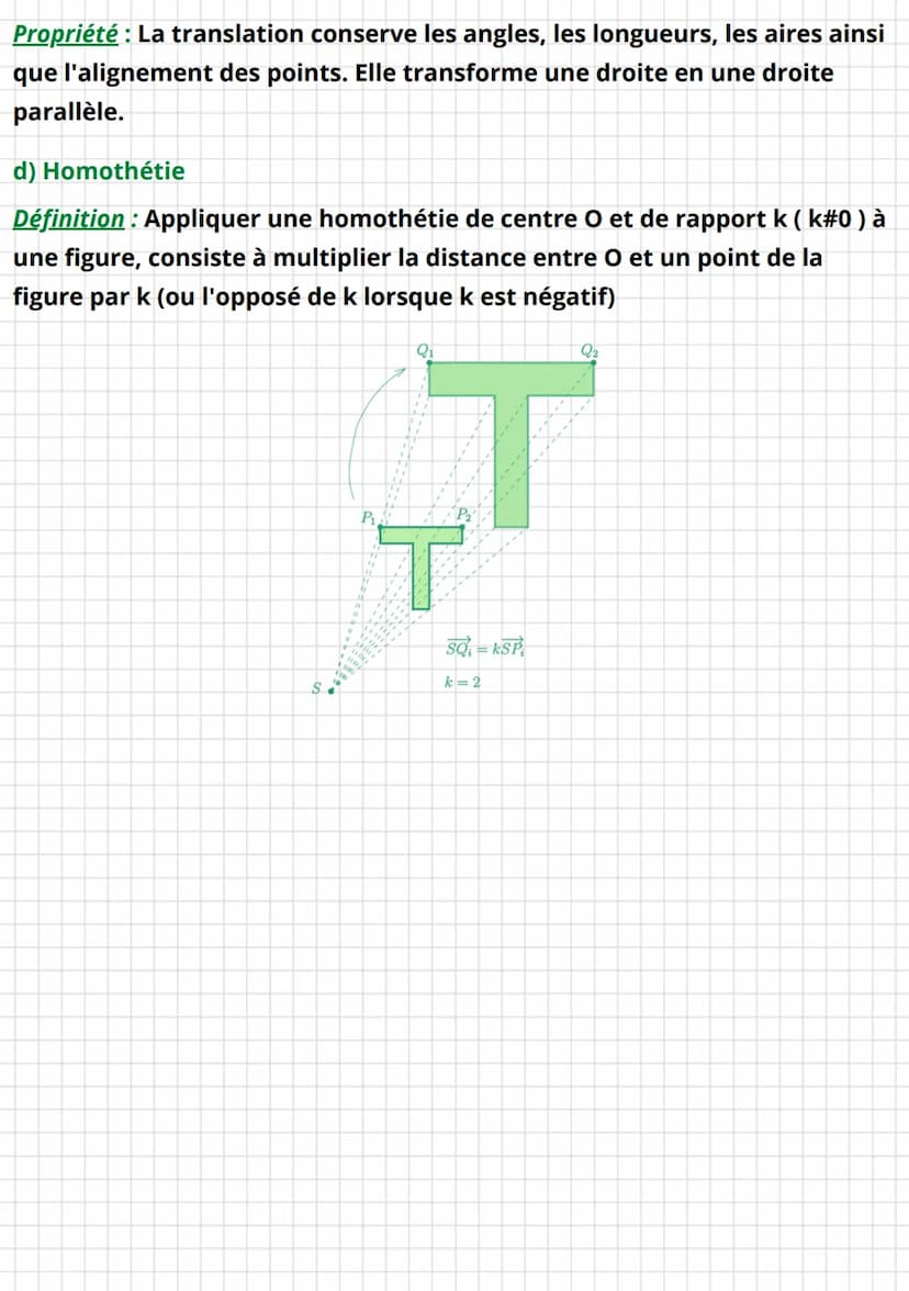 @mathisf_jsxc
Maths
Les transformation géométrique
a) Symétrie axiale
Définition : Deux figures sont symétriques par rapport a une droite (d