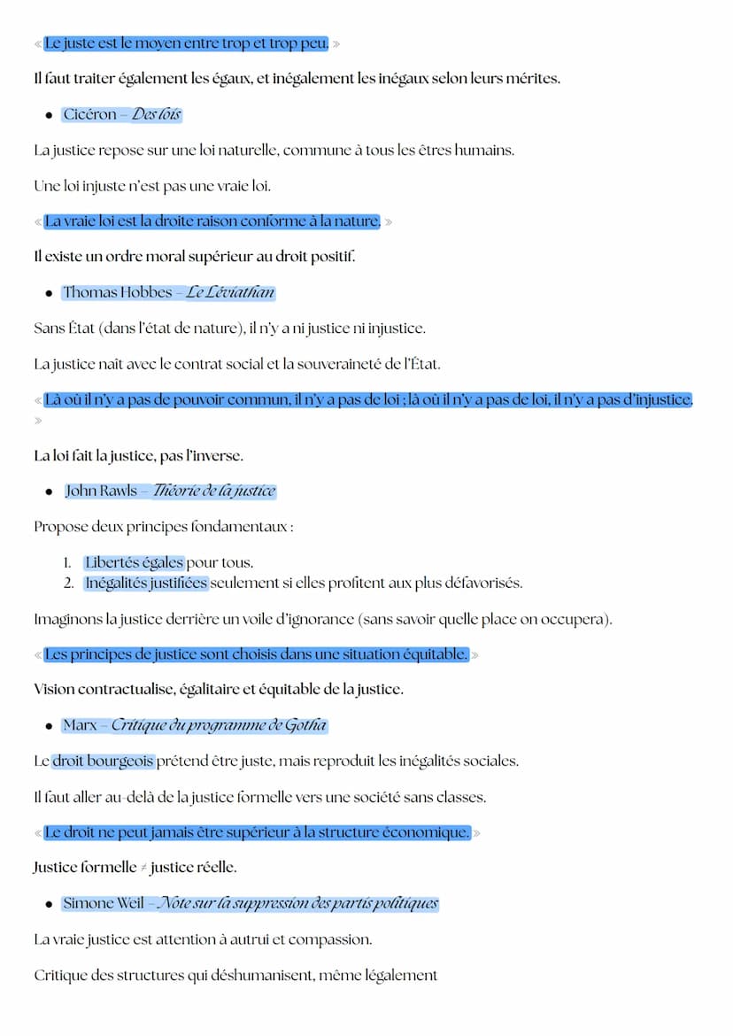 Justice
Principe moral et politique qui vise à garantir l'égalité, l'équité et le respect des droits dans les relations
entre les individus.