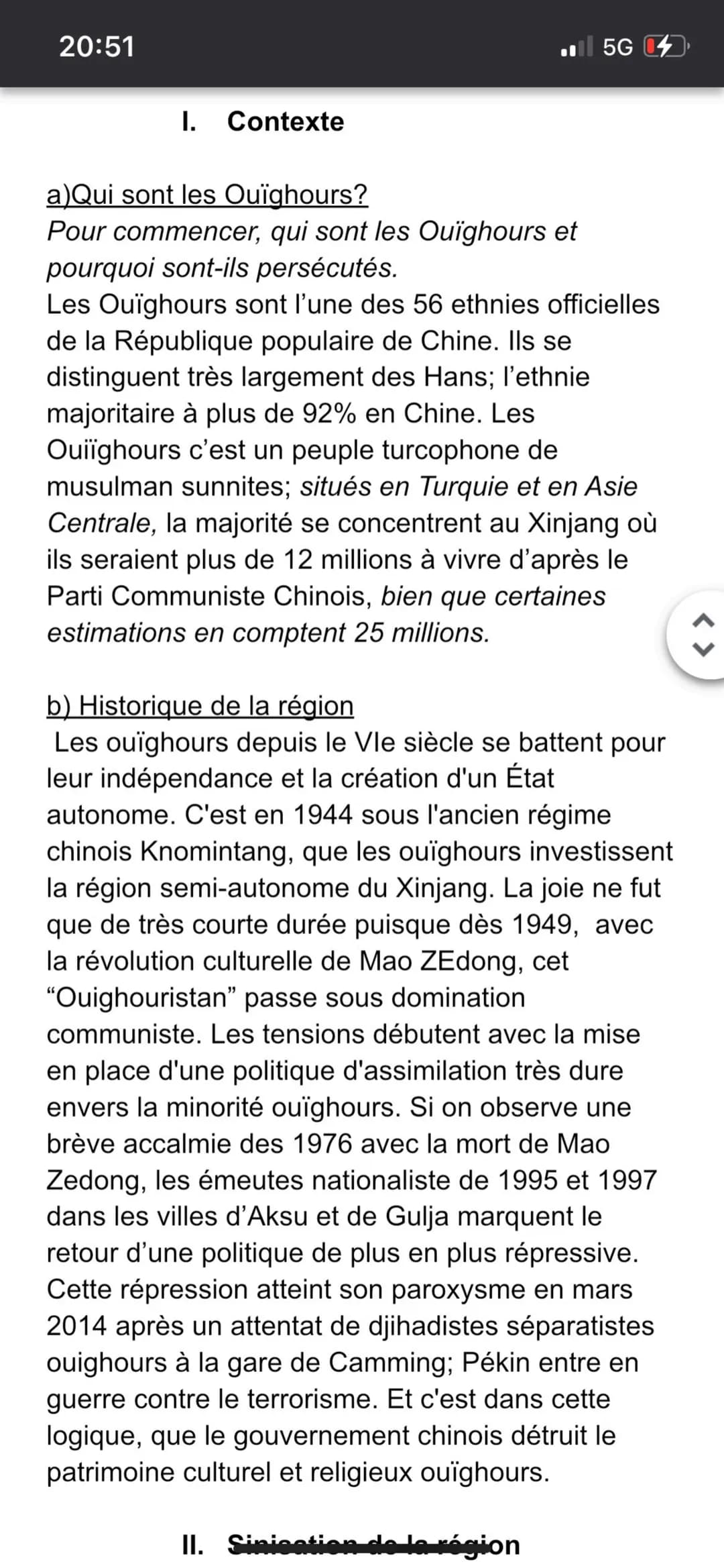 20:51
(1) Je vais vous présenter ma problématique en
lien avec mon enseignement de spécialités,
Histoire Géographie Géopolitique et Sciences