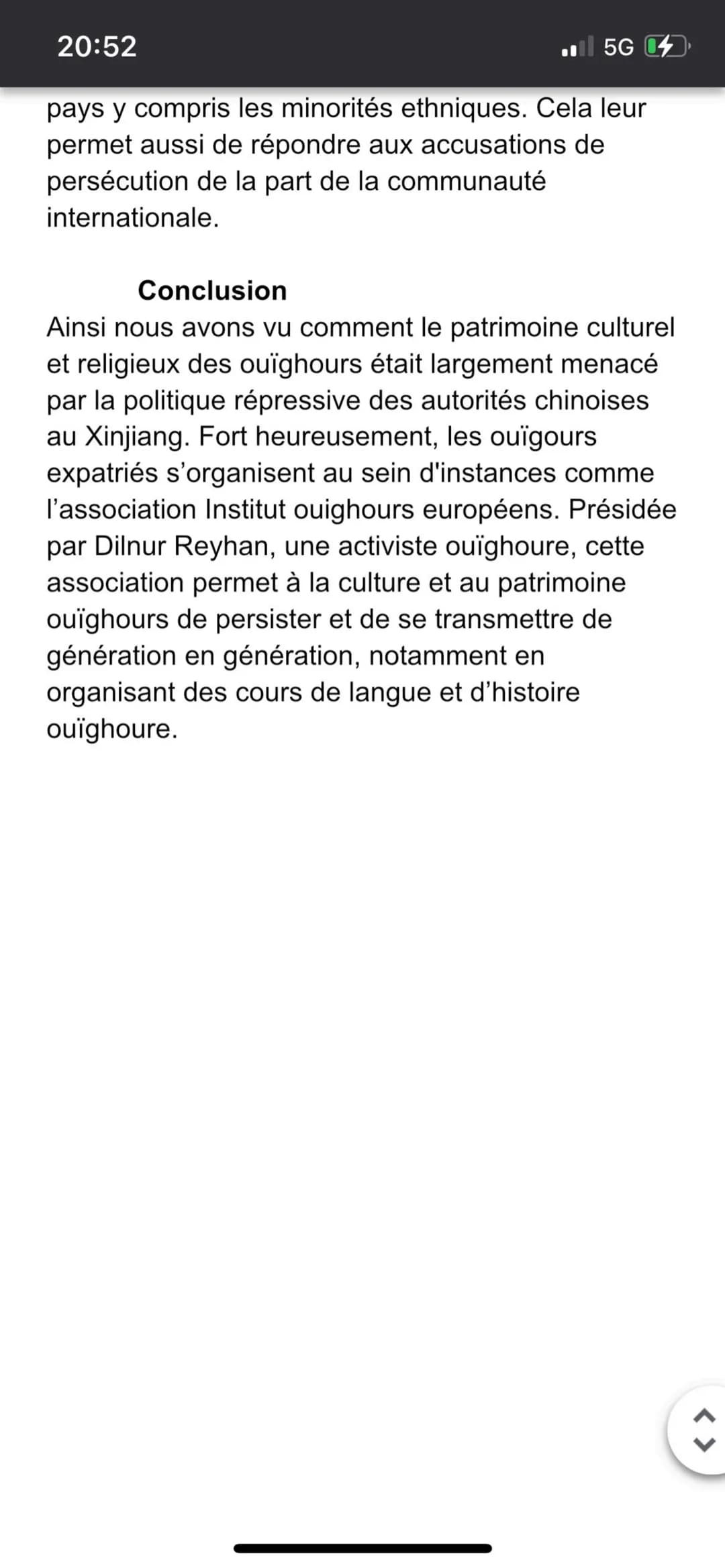 20:51
(1) Je vais vous présenter ma problématique en
lien avec mon enseignement de spécialités,
Histoire Géographie Géopolitique et Sciences