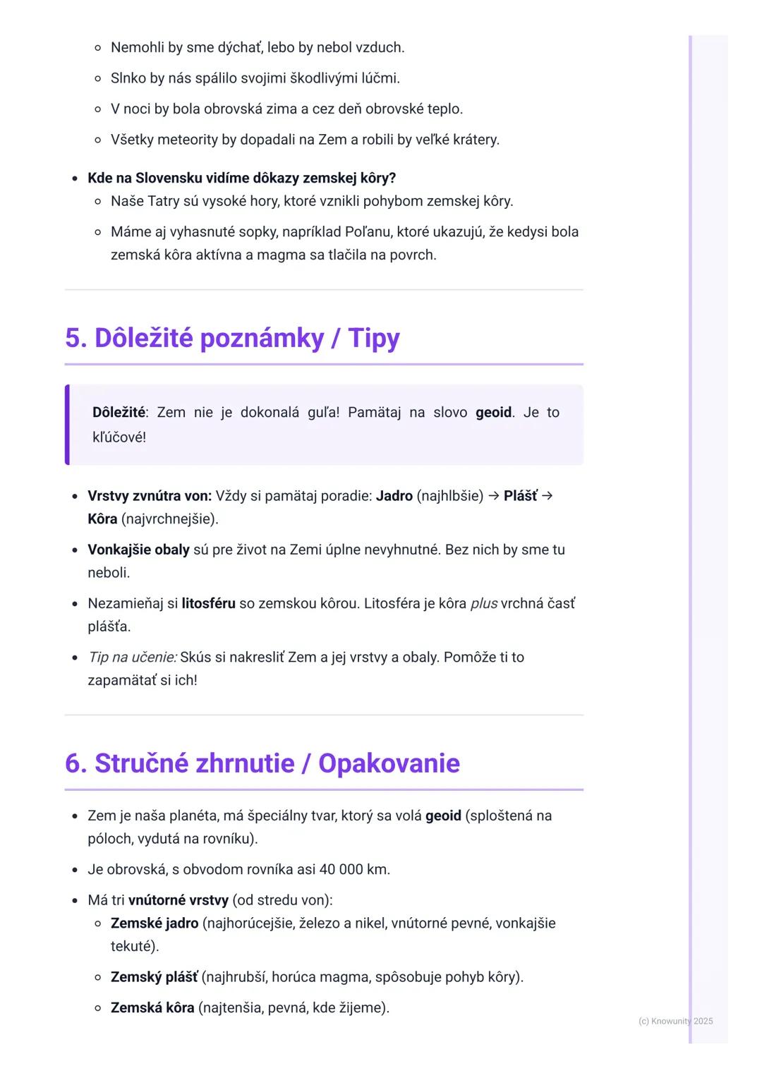 # Naša planéta Zem

## 1. Úvod do našej planéty Zem

Zem je naša domovská planéta a je to tretia planéta od Slnka. Je veľmi dôležité,
aby sm