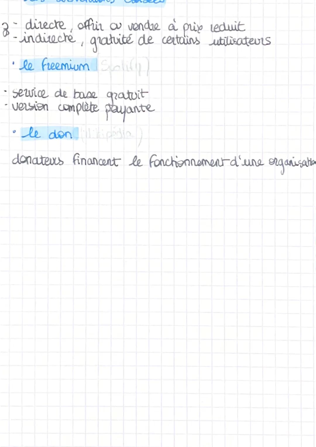 * le prix unique : prix identique pour tous
les consommateurs
peut-être modulé par des reduction
* le prix forfaitaire: uppliquer un prix pa