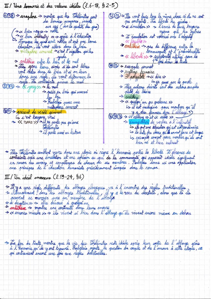• Texte n°13
Prabelais, Gargantua, chapitre LVII
Introduction
Rabelais
↳> figure importante de l'humanisme
XVIe siecle
Ls Dons Gursentua
com