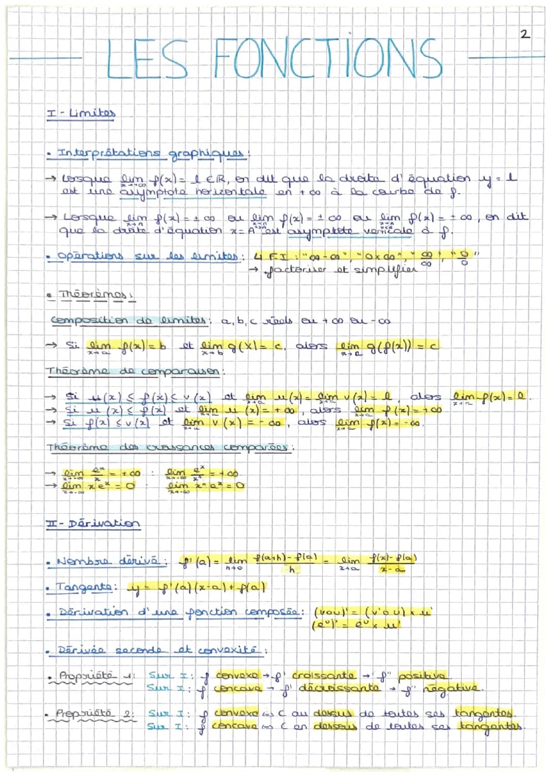 Fiche - Les Fonctions