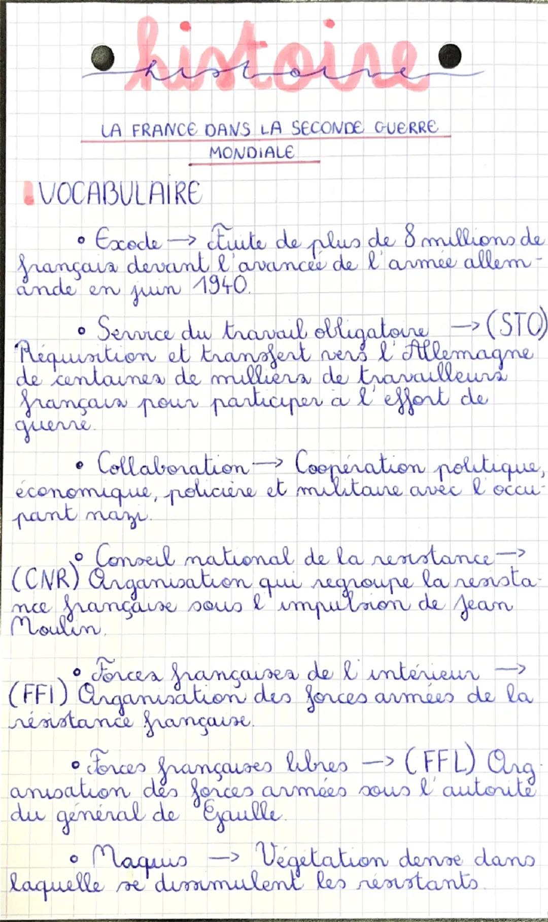 --- OCR Start ---
•histoire
1 Comment la trance se retrouve-t-elle occupée
par l'Allemagne?
Le dd jun 1940, le maréchal Philippe Petain
ngne