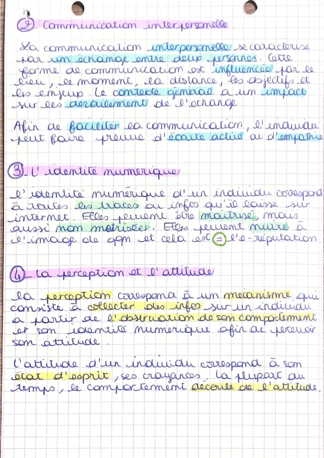 SDGN
A la personnalité d'undividu
Ensemble des elements for lequals une personne se
differencie des autres.
Elle englue tout au long de la v