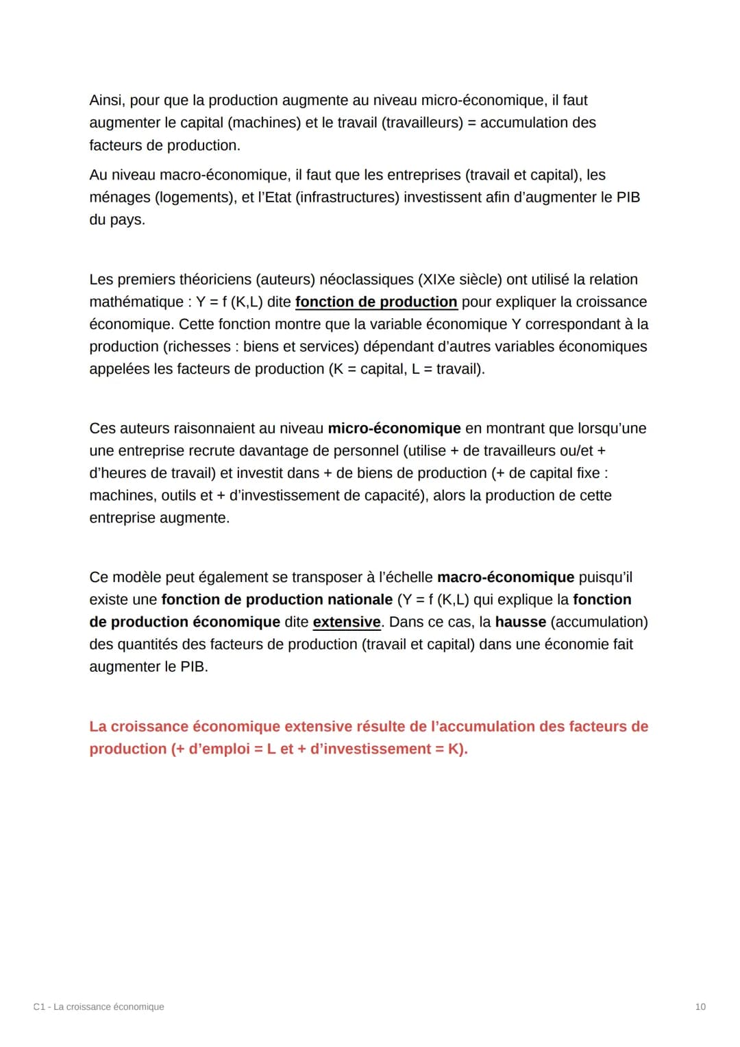 TILUTE
WOCHE
M
C1 - La croissance économique
Quelles sont les sources et les défis de la
croissance économique ?
Wh
▾ VOCABULAIRE
• Sources 