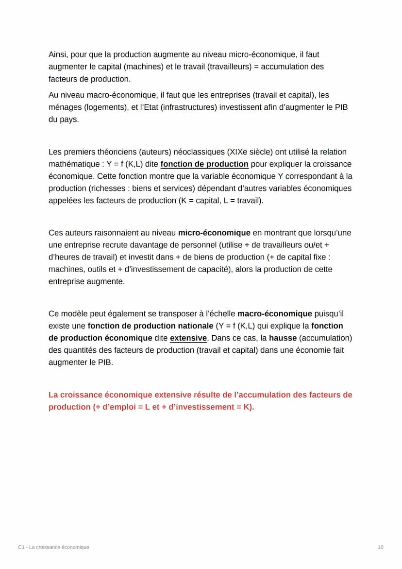 TILUTE
WOCHE
M
C1 - La croissance économique
Quelles sont les sources et les défis de la
croissance économique ?
Wh
▾ VOCABULAIRE
• Sources 