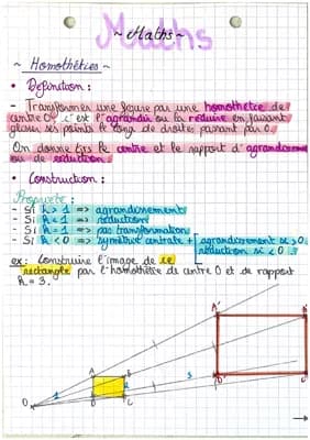 Know Maths : Homothéties  thumbnail