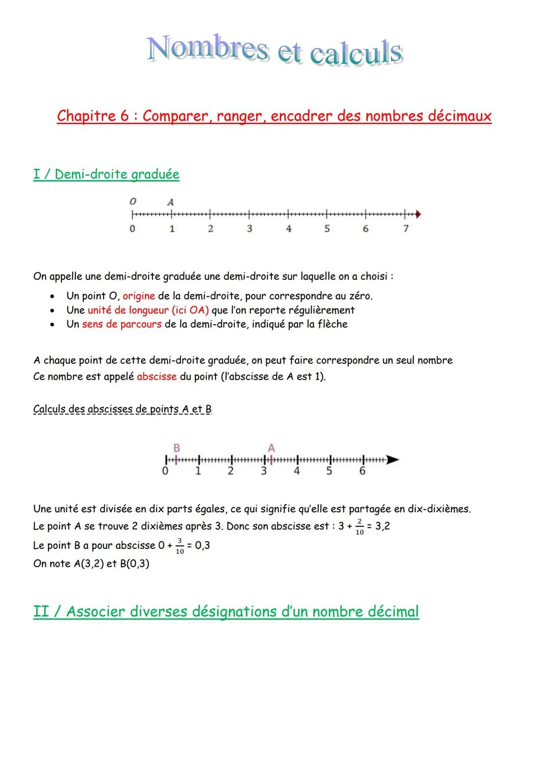 Comparaison et encadrement des nombres décimaux