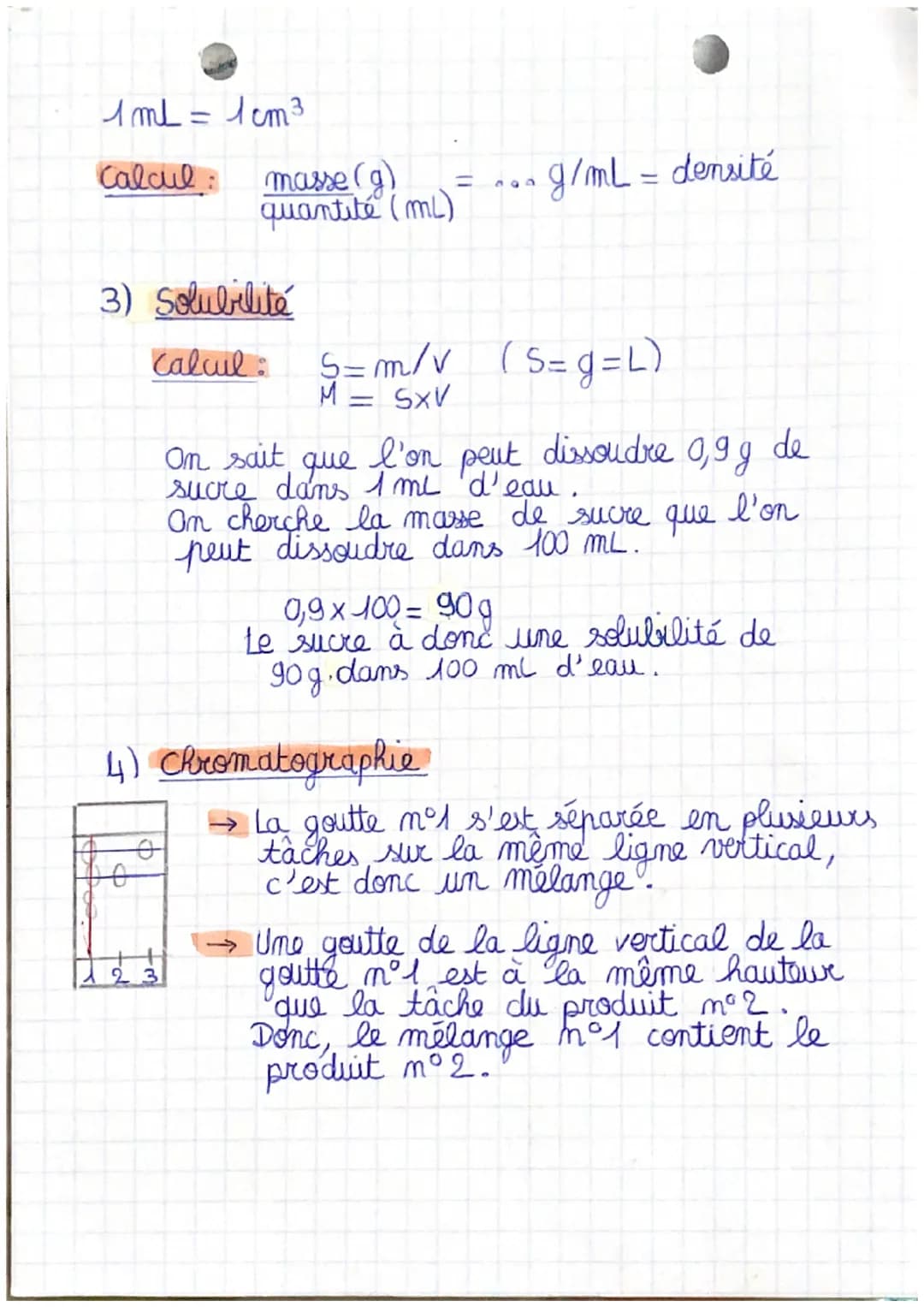 perhisijase
Definitions:
> macroscopique: visible à l'oeil mu.
liquide miscibles : liquides qui se mélangent.
solubilité: mascimum de dissol
