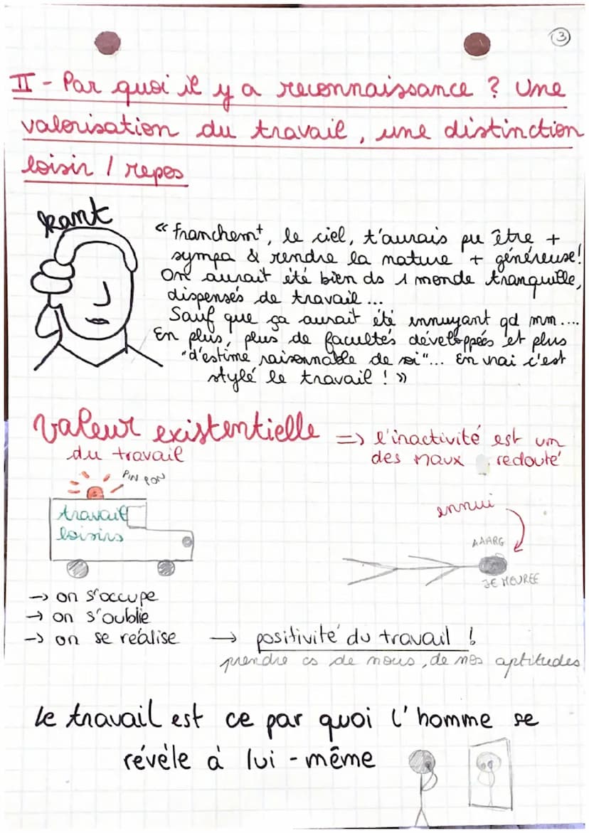 le T-R-A-V-A-I-L-
ве
L'HOMME SE RECONNAÎT-IL
MIEUX DANS SON TRAVAIL
OU DANS SES LOISIRS ?
tripalium: objet
prepart betail au
travail
tripali