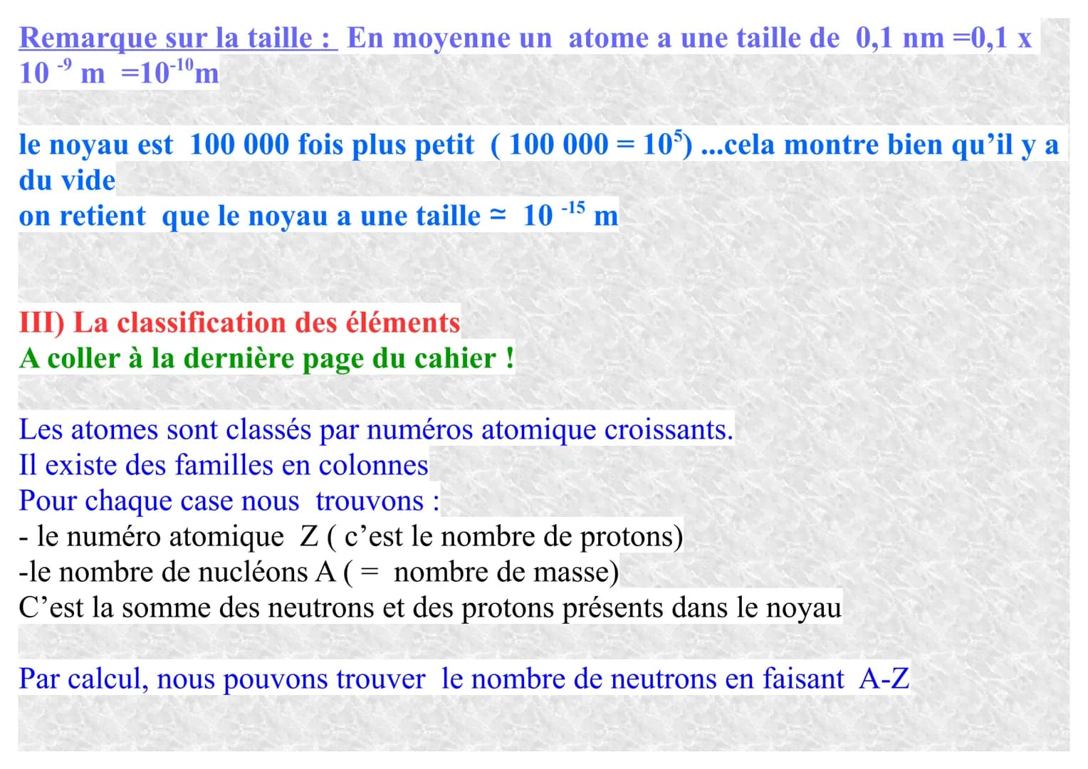 Partie 1:De l'infiniment petit à l'infiniment grand
Chapitre 1: atomes et ions
objectifs : - Interpréter une formule chimique
-Connaître la 