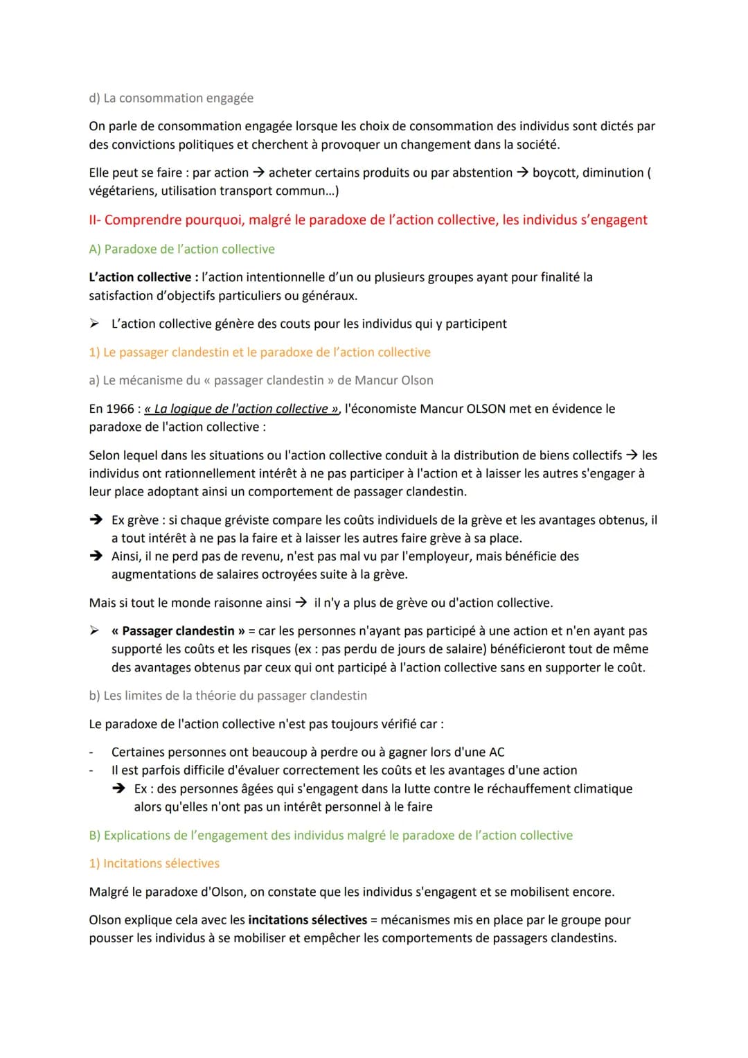 Socio - Chapitre 5: Comment expliquer l'engagement
politique dans les sociétés démocratiques ?
Démocratie: système politique fondé sur l'éga