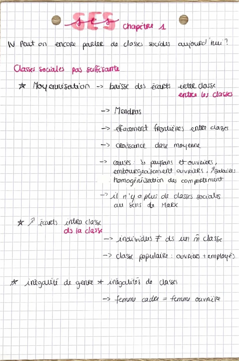SES
I Structure de la socie
Facteurs de structuration.
- Socioprofessionnelle
★ la CSP:
- actifs (agriculteurs, artisans commercants chef d'