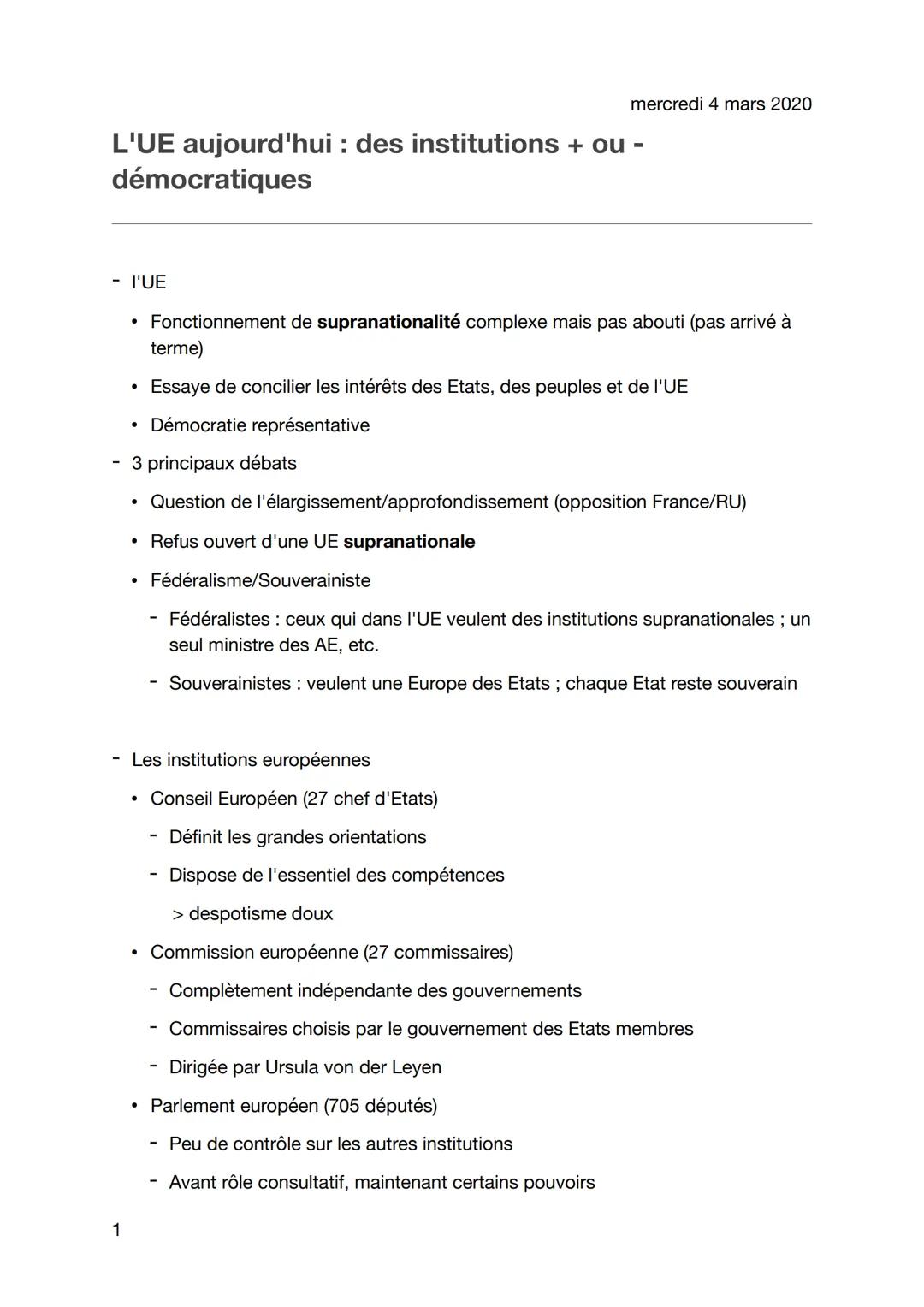 
<p>L'Union Européenne (UE) est souvent un sujet de discussions concernant le fonctionnement démocratique de ses institutions. Certains cons