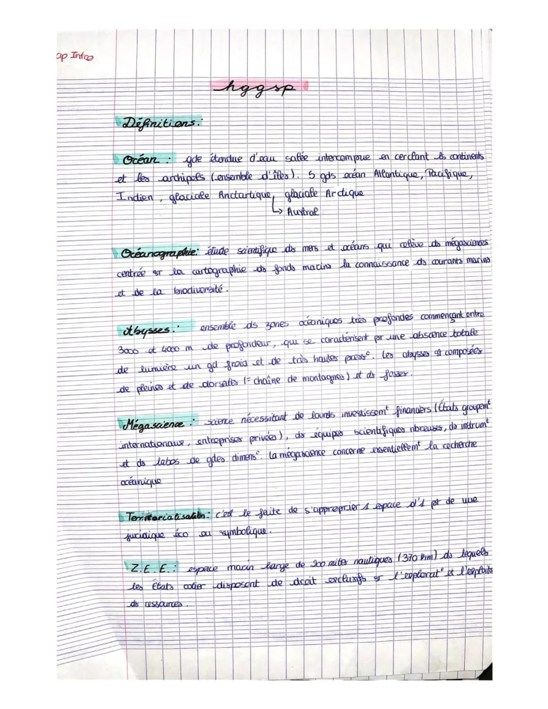 Océans et espaces : quelles spécificités 