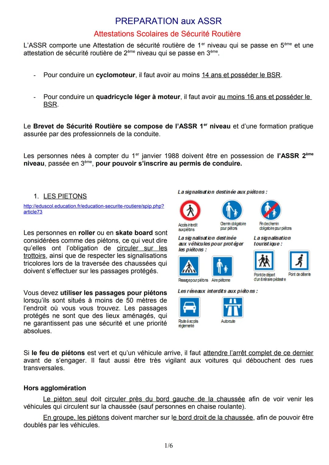 L'ASSR 1