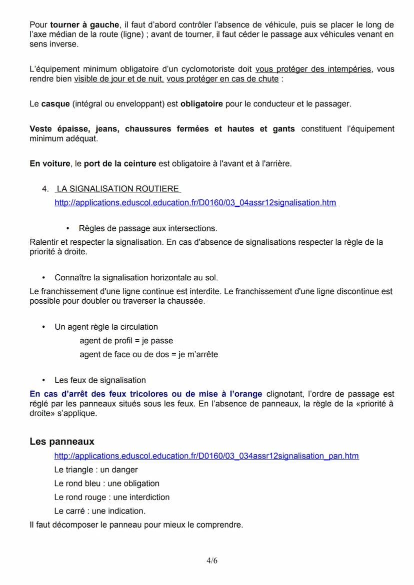 --- OCR Start ---
PREPARATION aux ASSR
Attestations Scolaires de Sécurité Routière
L'ASSR comporte une Attestation de sécurité routière de 1