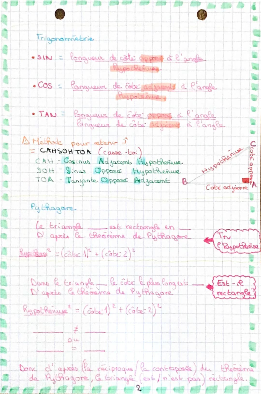 •Formule de Maths
BREVET
à connaitre par ♡
Perimetres
Carre 4x c
Rectangle: 2xPxL
Aires
Carré cxc
Rectangle: LxP
Volumes
Cube Cxcx C
Cylindr