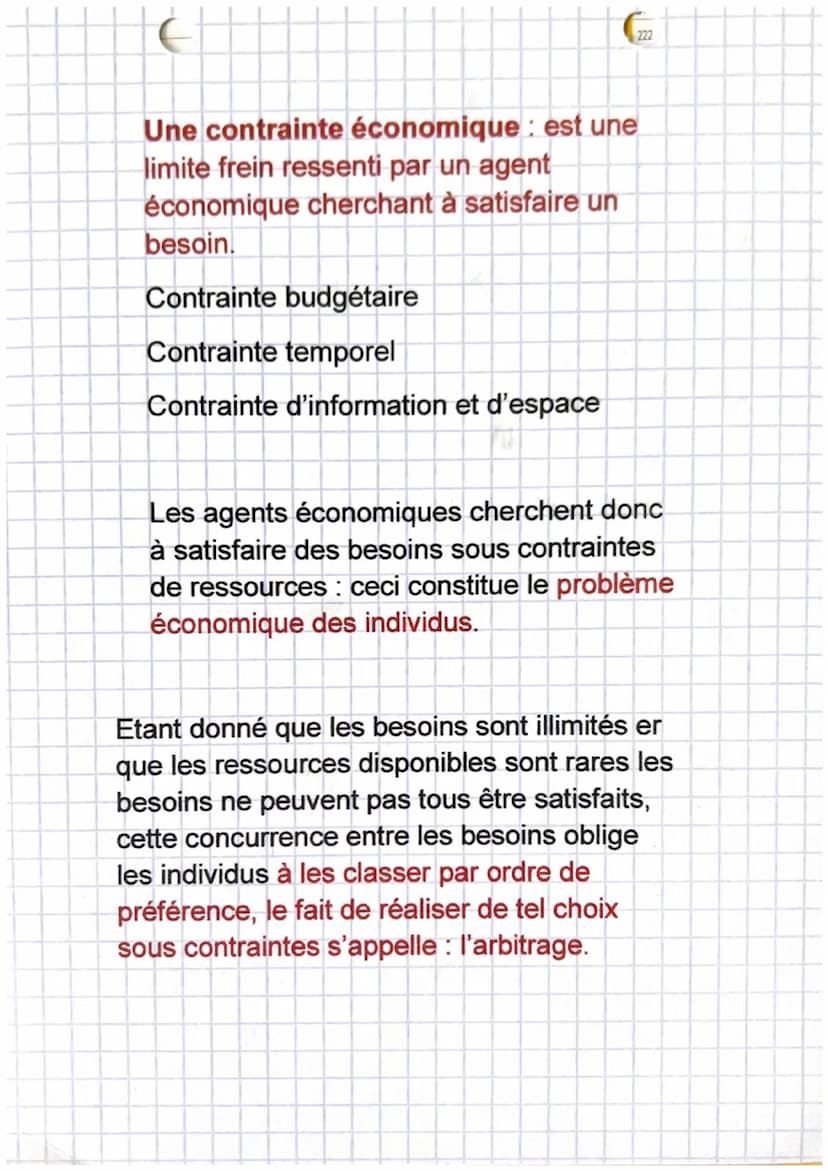 économie
chapitre 1
Thème 1: Quels sont les grandes questions
économiques et leurs enjeux actuels
Chapitre 1: les agents économiques et les 