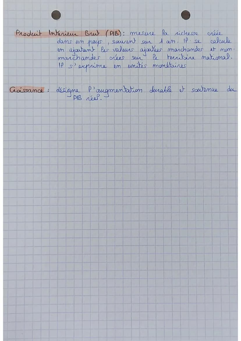 CHAPITRE 2
Production: une activité économique qui consiste à
créer des biens et des services, et qui
résulte d'un travail rémunéré
produit 