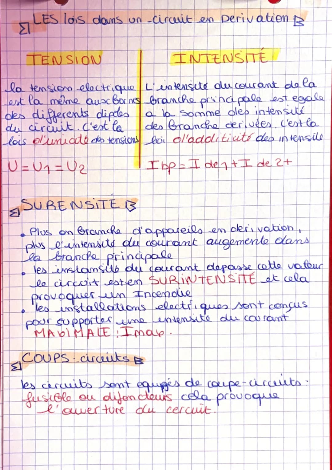 PhiSI QUE Chimie
Les lois de l'électricité
SYMBOLES
Generateur lampe moteur DEL diode
-M-4-
Interrupteur fer mé Interupteur owvert Resitance