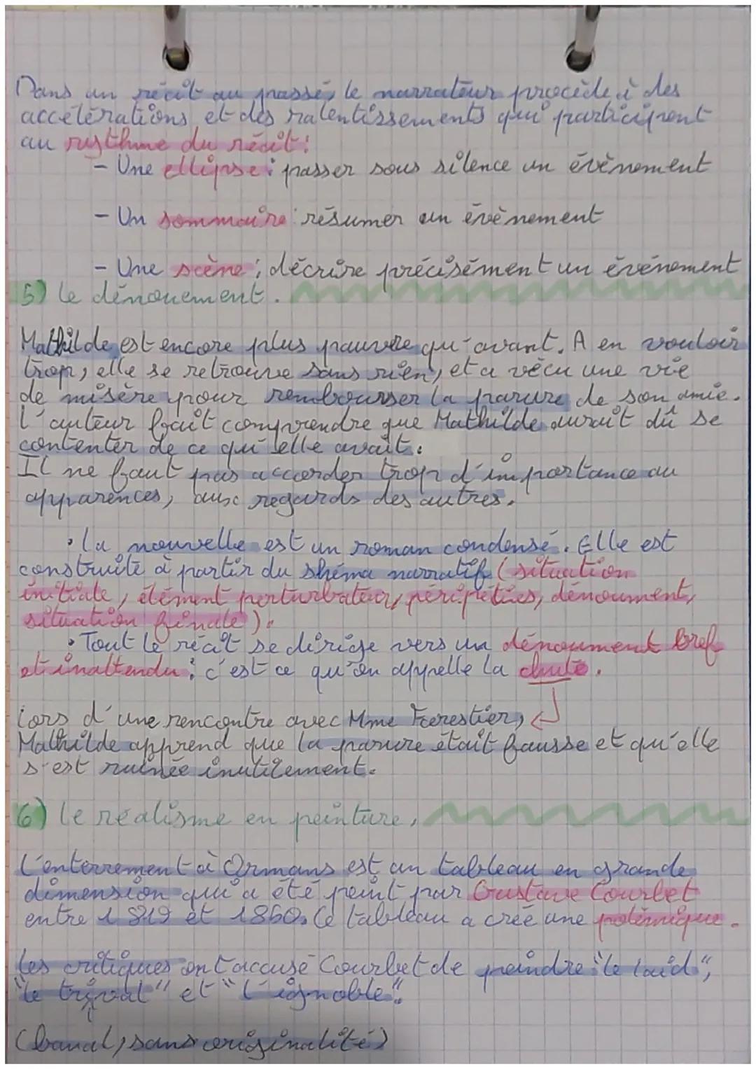 CH 2
Français
le récit realiste
1 Découverte de la nouvelle "Fla Parure "de Manpassant.
un élément réel excusté ou a excisté.
че
Reel est sy
